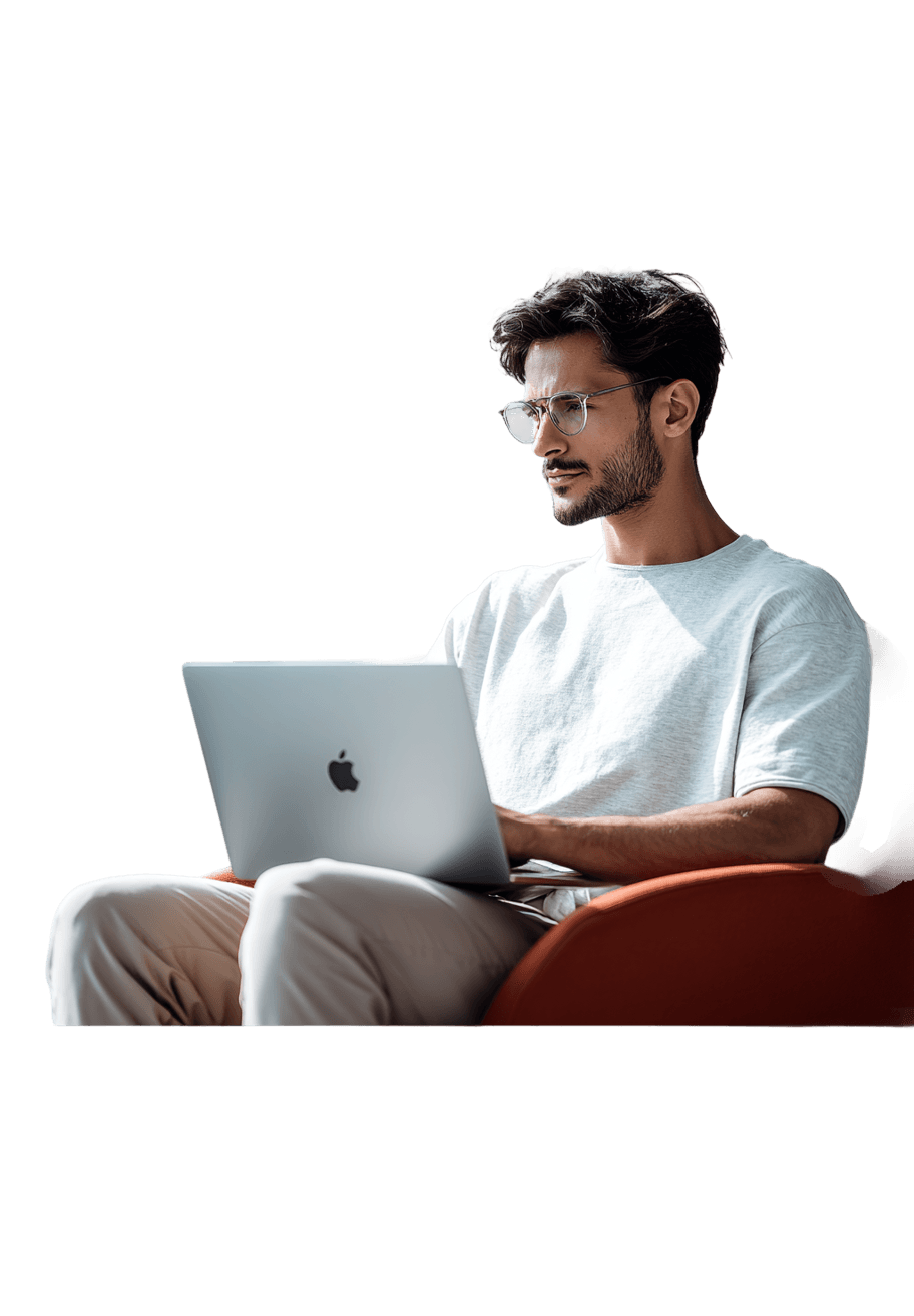 Business professional working on projects